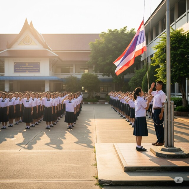 "ธงไตรรงค์" สัญลักษณ์แห่งจิตวิญญาณไทย: ชาติ ศาสนา พระมหากษัตริย์