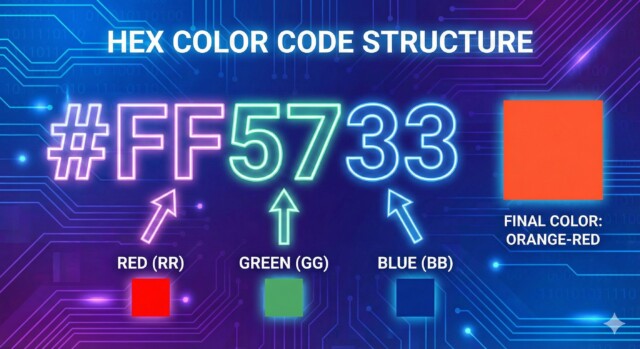 เจาะลึกรหัสสี HEX: จากประวัติศาสตร์คอมพิวเตอร์สู่มาตรฐานสีบนโลกออนไลน์